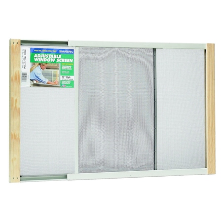 Wb Marvin Frost King WB Marvin 19 33 in. W in. Steel Adjustable Window Screen AWS1533